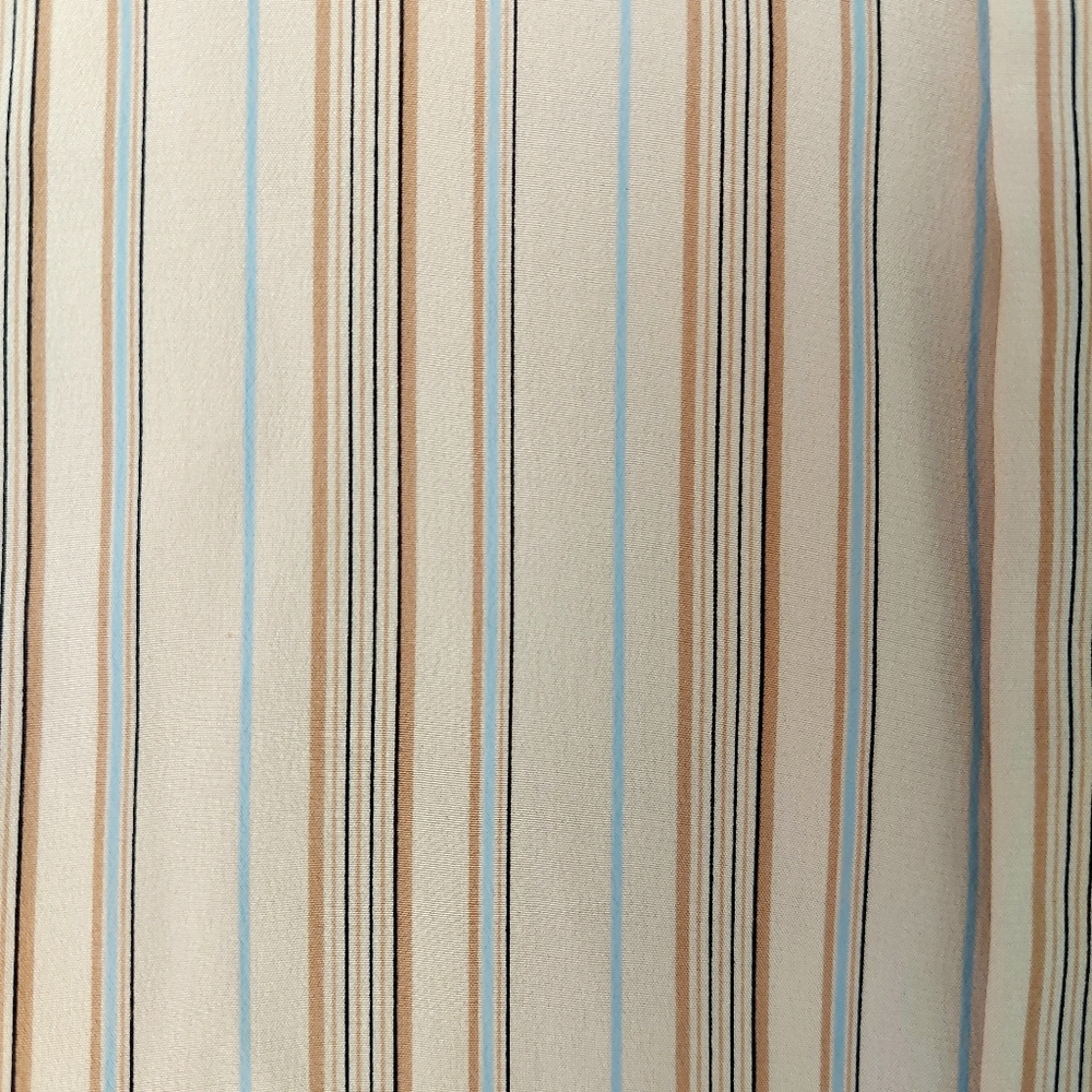 Saville for Nordstrom 100% Silk Striped Button-down Dress Shirt Sz 12 - Picture 8 of 10